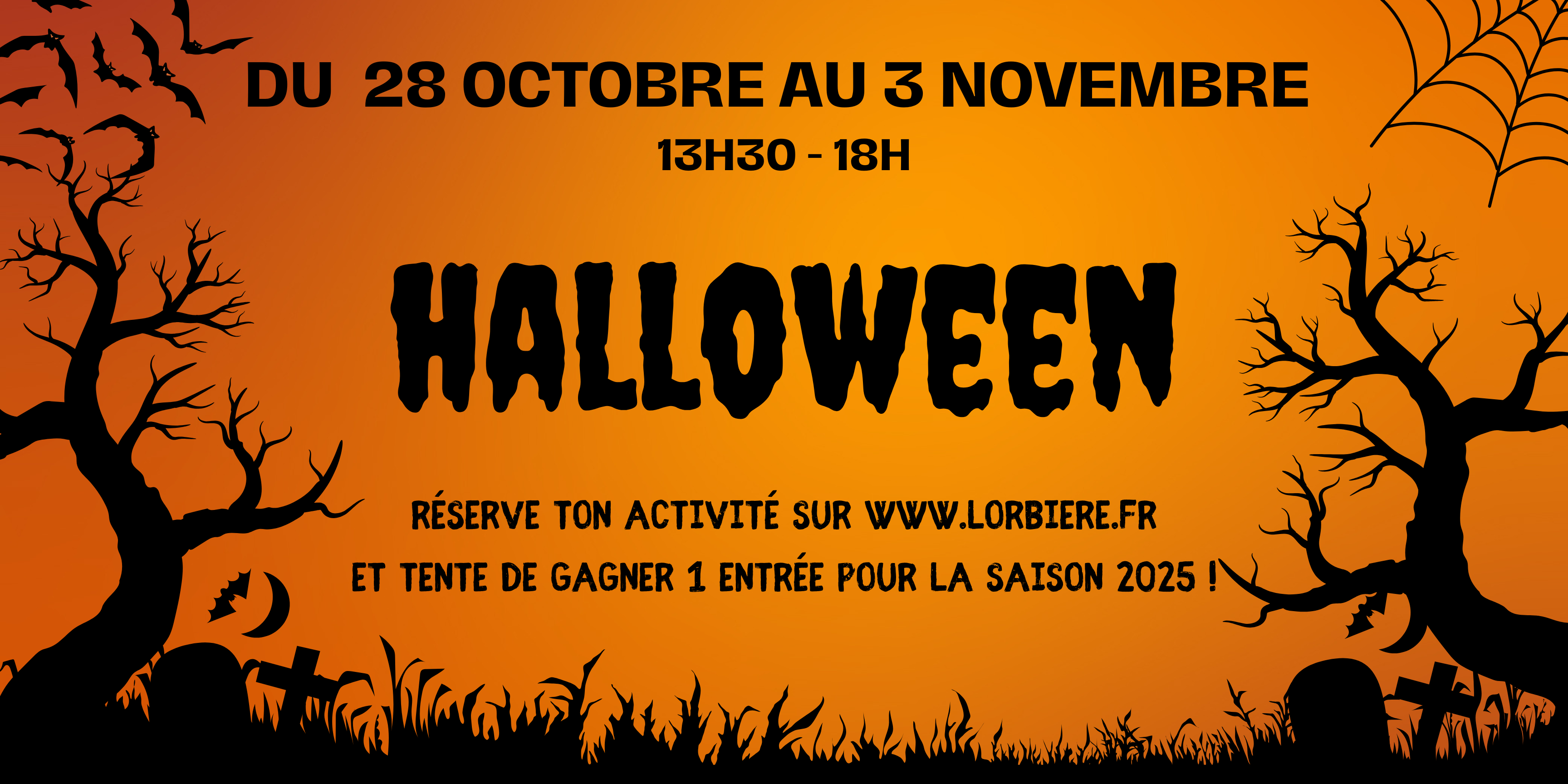 Halloween à l'accrobranche