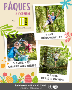 affiche réouverture pâques